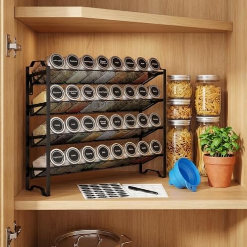 Simple Trending 4-Tier Spice Rack Organizer, Spice Rack