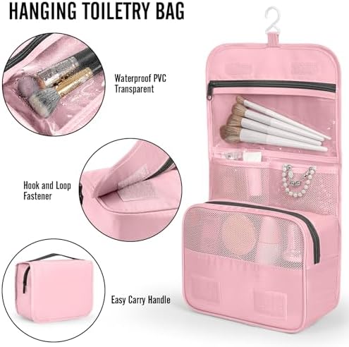 Veken 10 Set Packing Cubes for Travel Essentials, Anti-Wrinkle Buckled Suitcase