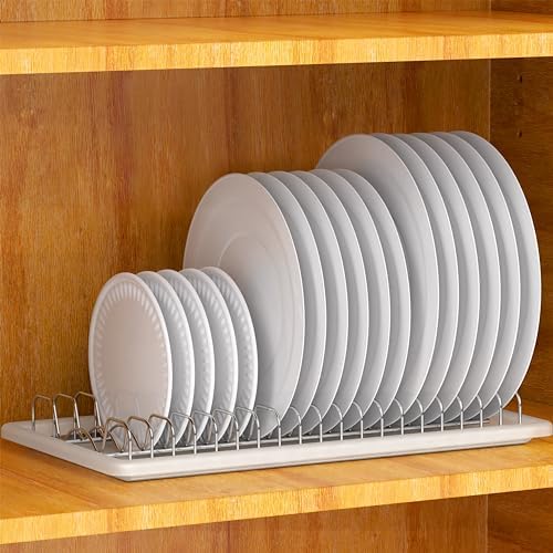 Simple Houseware Stainless Steel Plate Drying Rack