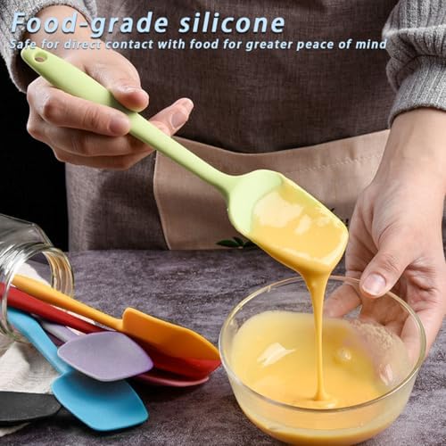 8 PCS, 8.2Inch Silicone Spatulas Rubber Spatula Small Spatula Baking Mini