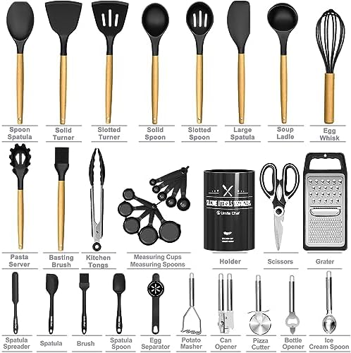 Kitchen Utensils Set- 34PCS Silicone Cooking Utensil