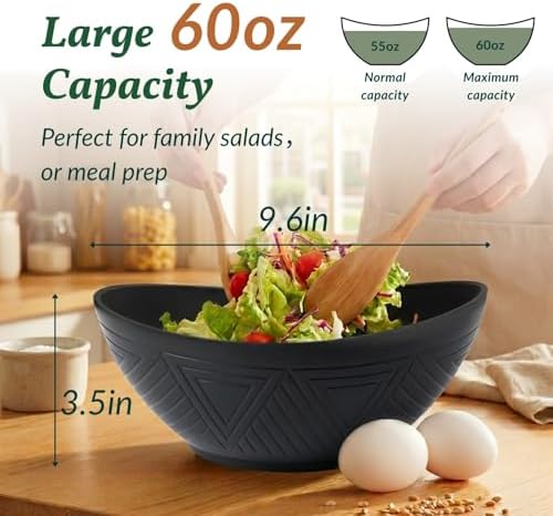 Homienly 9.6 inch Serving Bowls, Large Serving Dishes