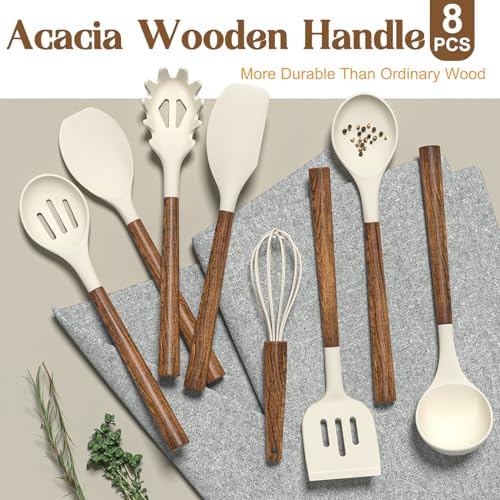 Non-Stick Silicone Kitchen Utensils Set