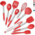 Onader 10 Pieces Silicone Kitchen Utensils Set, Cooking Utensils