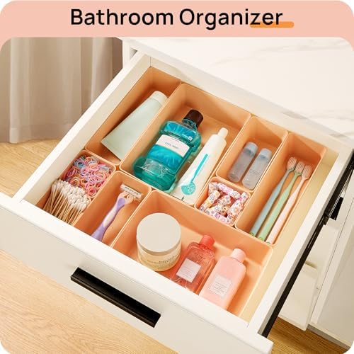 Vtopmart 25 Pack Plastic Drawer Organizers