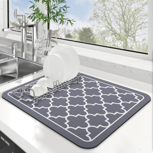 Dish Drying Mat Absorbent Dish Drying Mats