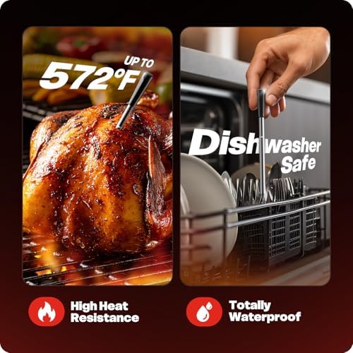Bluetooth Wireless Meat Thermometer Digital, 0.5S Instant Read