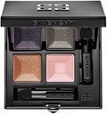 Givenchy Prisme Quatuor 4-color eyeshadow palette in 05 Frisson featuring purple, silver, bronze, and pink shades.