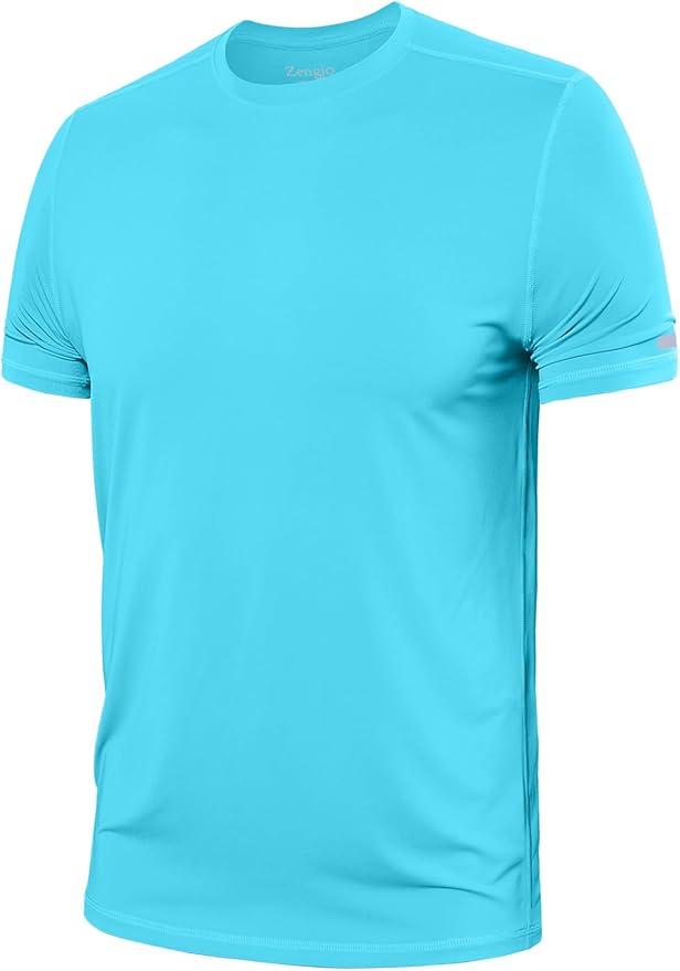 Men's Quick Dry Athletic Gym T-Shirt Moisture Wicking Workout Tee