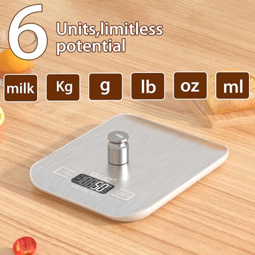 Mini Digital Scale 10kg/22lb, Kitchen Scale, Food Scale, Coffee Scale, Auto Off