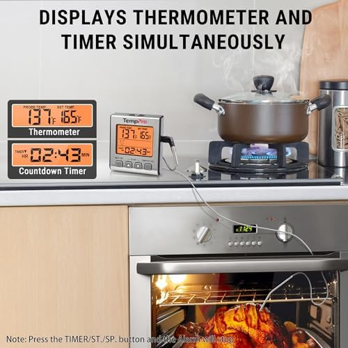 TempPro TempTrack Digital Meat Thermometer