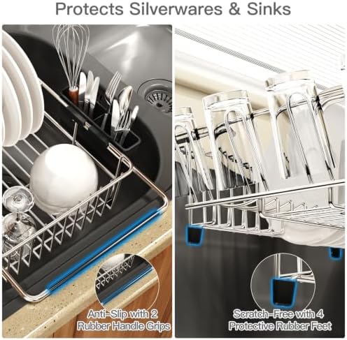 MAJALiS Expandable Dish Drying Rack Over Sink