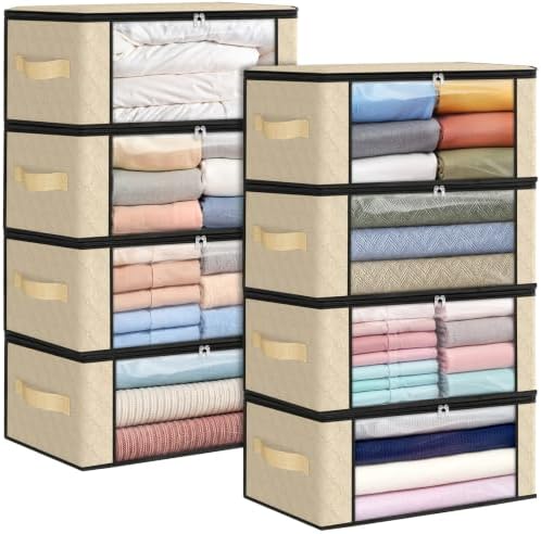 Fab totes 35L Closet Organizers, Foldable Under Bed Storage Containers