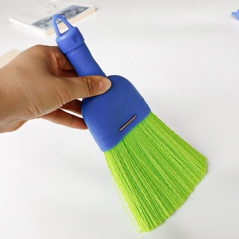 Poly Fiber Mini Broom Whisk Handheld Brush Head