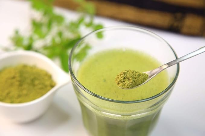 Food to Live Organic Moringa Powder, 1 Pound — Rich in, Non-GMO, Ground Moringa Oleifera Leaf, Raw, Sun-Dried, Vegan, Bulk, Great for Drinks, Teas and Smoothies