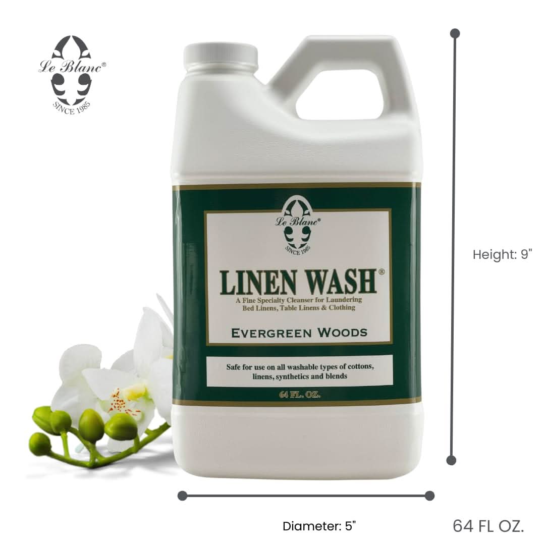Evergreen Woods Linen Wash for Fine Fabric & Delicate Laundry 64oz