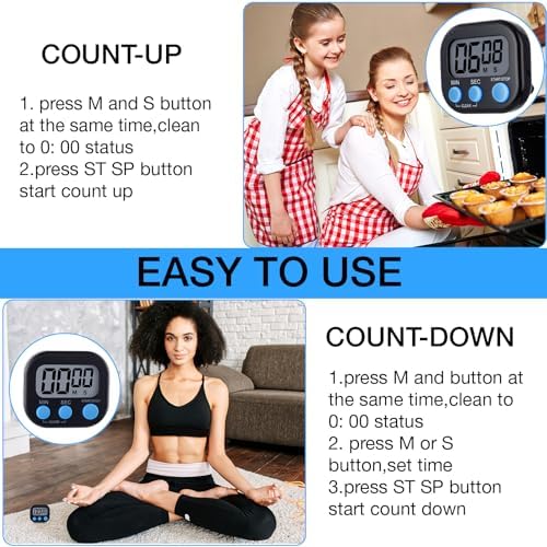 Leumoi 24 Pack Multi-Function Digital Timers
