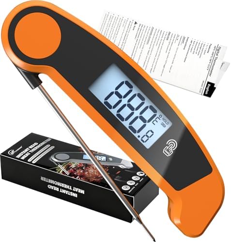 Meat Thermometer Digital Waterproof Instant Read Thermometer