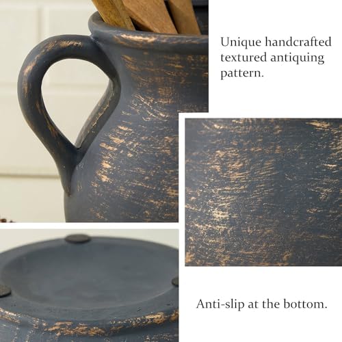MIYUKI Rustic Kitchen Utensil Holder