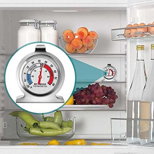 Refrigerator Thermometer, Large Dial Freezer Thermometer, Classic Series