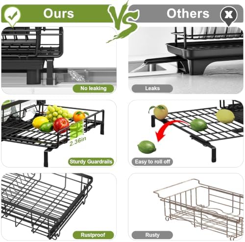 caktraie Dish Drying Rack