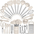 Kitchen Utensils Set-Umite Chef 34 Pcs Silicone Cooking Utensils Set