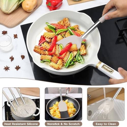 Onader Silicone Kitchen Utensils Set of 10, Cooking Utensils