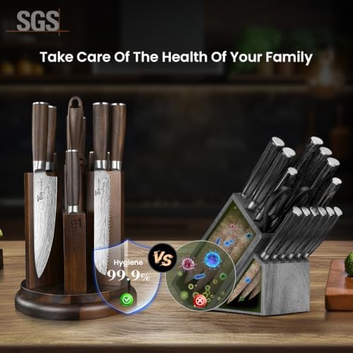 SYOKAMI 14-Piece Kitchen Knife Set