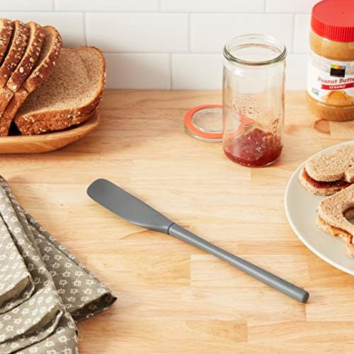 Tovolo Silicone Jar Spatula Long Handled Rubber Scraping Scooping Tool