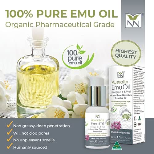 Australian Emu Oil Rose Geranium Holistic Treatment 200ml