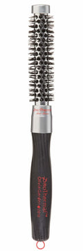 Olivia Garden 3/4 inch ProThermal anti-static hair brush in silver and black