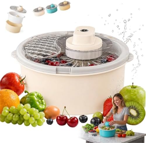 Electric Automatic Fruit and Vegetable Spinner, Electric Salad Spinner，C