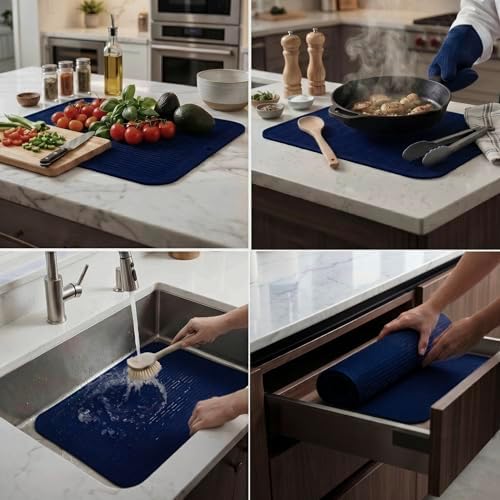 MicoYang Silicone Dish Drying Mat