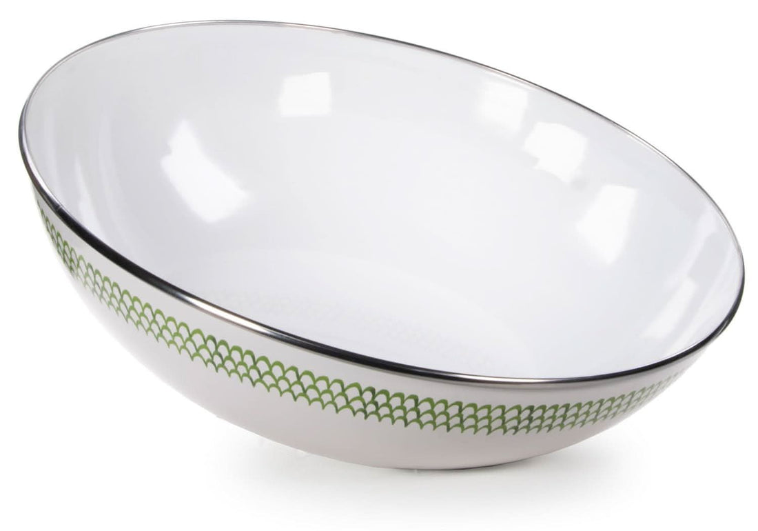 Vibrant Enamelware Catering Bowl for Elegant Serving