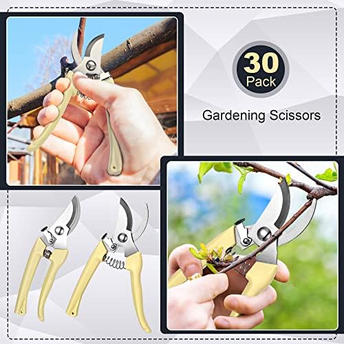 Chumia 30 Pack Garden Shears Flower Clippers