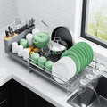 Kitsure Extendable Large Dish Drying Rack, 18.2"-25.7" L x 12.9" W