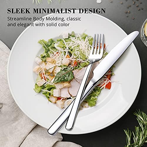 KINGSTONE Silverware Set, 20 Piece Flatware Cutlery Set
