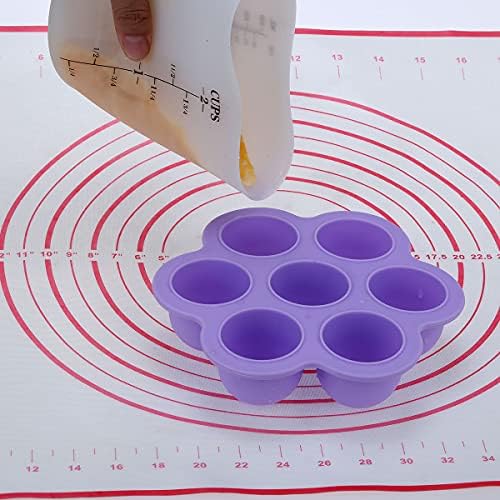 Szxc Flexible Squeeze Silicone Measuring Cups Set 4Cup+2+1Cup
