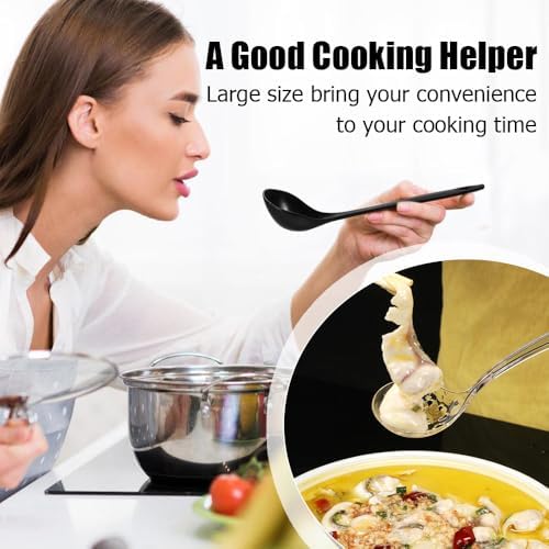 Large Plastic Serving Spoons, Disposable Heavy Duty Colander, 20 Pieces