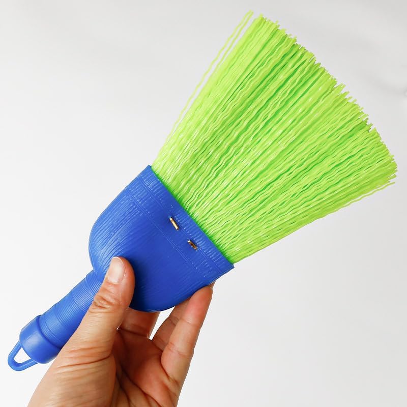 Poly Fiber Mini Broom Whisk Handheld Brush Head