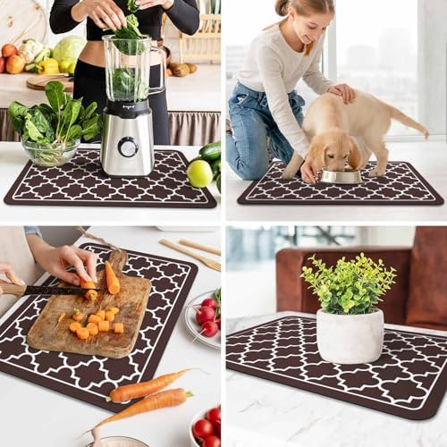 Dish Drying Mat Absorbent Dish Drying Mats