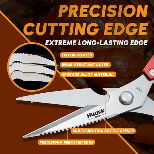 HUUSK Kitchen Scissors for Food