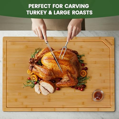 Kikcoin 36”×24” Bamboo Cutting Boards