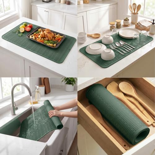 MicoYang Silicone Dish Drying Mat
