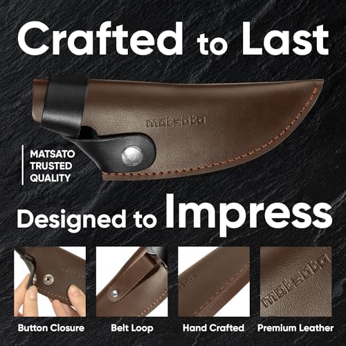Matsato Kitchen Knife Leather Sheath