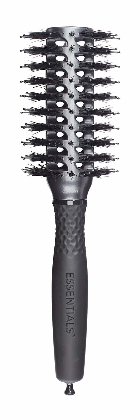 Professional black ionic styling brush from the Olivia Garden Essentials Collection