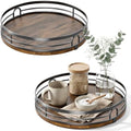 LAMU 2 Pack 9'' 10'' Lazy Susan Turntable Organizer