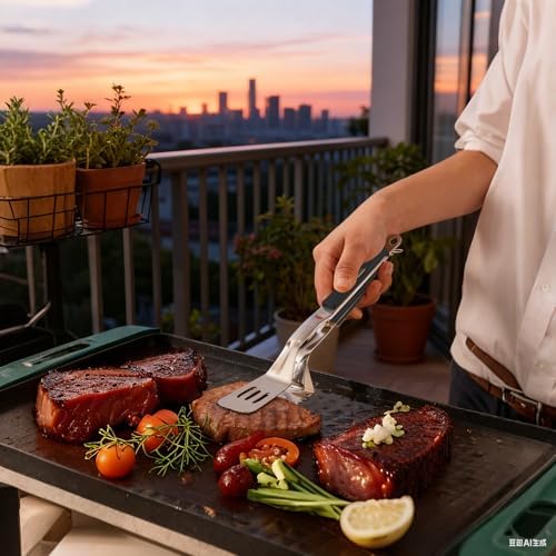 11.5-inch Stainless Steel Tongs