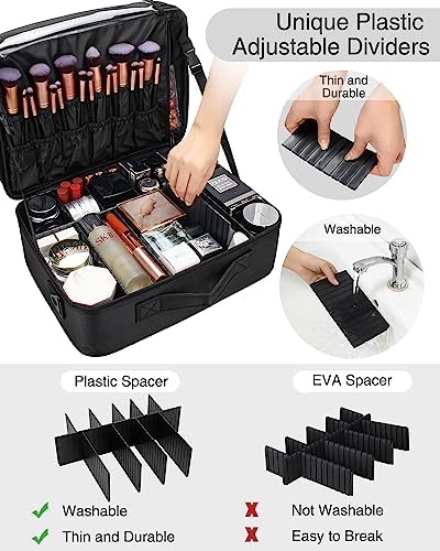 Relavel Makeup Case Extra Large Makeup Bag