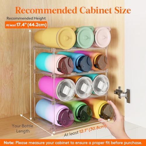 Lifewit Stackable Water Bottle Organizer
